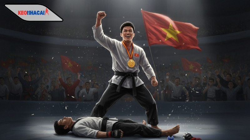 pencak-silat-vo-si-nguyen-tan-sang-ha-knock-out-doi-thu-thai-lan-bao-ve-thanh-cong-huy-chuong-vang pencak-silat-vo-si-nguyen-tan-sang-ha-knock-out-doi-thu-thai-lan-bao-ve-thanh-cong-huy-chuong-vang